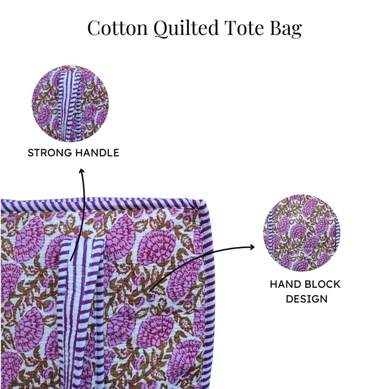 COTSILER Tote Bags Women Lightweight Travel Bag Purse Cotton Shoulder Tote Bag For Shopping Grocery & Beach Bag (Design No 40) - Image 3