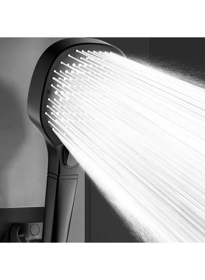 Bansard Radius Three Gears Pressurized Shower Nozzle Filtering Household Bathroom Shower Faucet Large Water Output Rain Lily Showerhead Silvery - Image 5