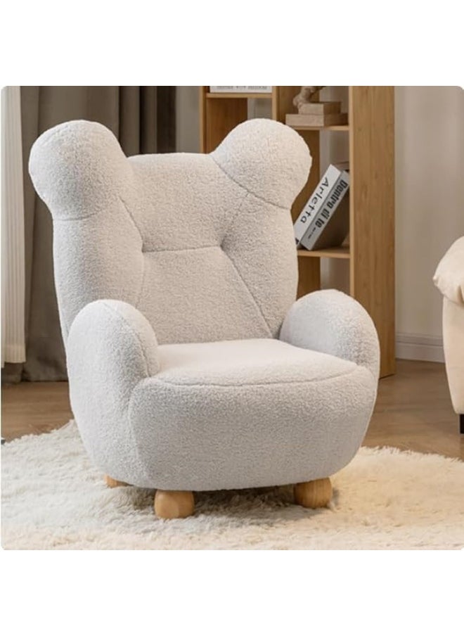 Comfynest Plush Bear-Shaped Chair for Kids – Cozy and Adorable Seat with Soft Cushioning and Child-Friendly Design (Grey)  - Image 1