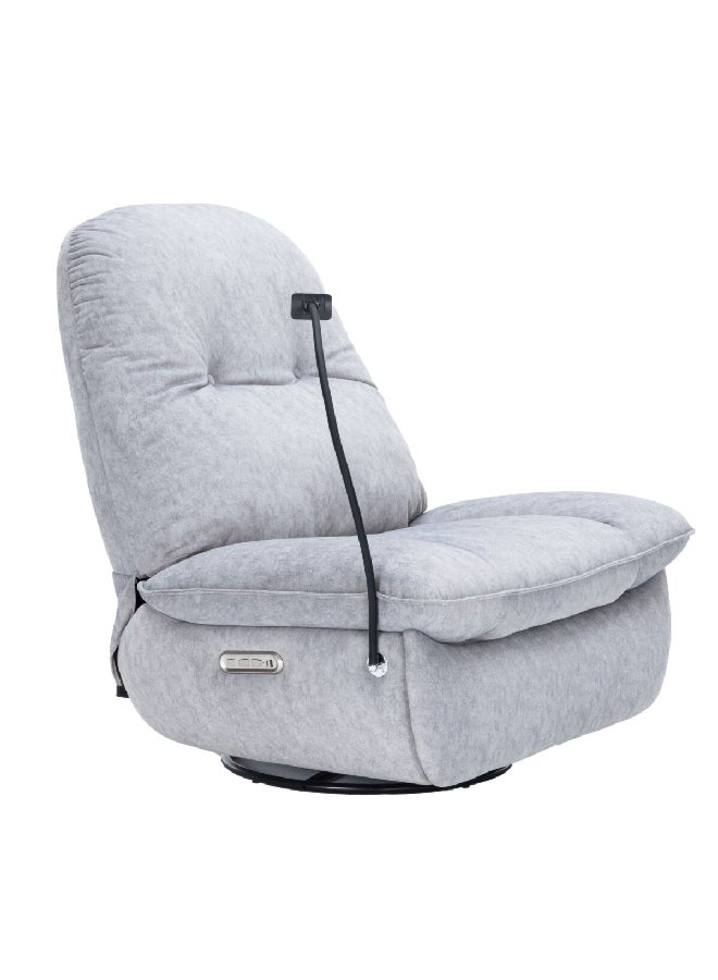 Micasa Elegant And Modern Design Armless Sofa Chair With Bluetooth Speaker Grey 108 X 104 X 101 Cm 7600 Grey - Image 1
