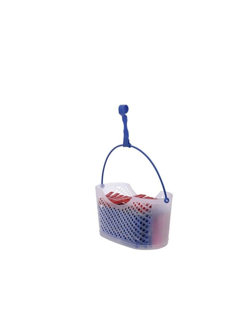 PROMASS Pegs With Basket Holder Multicolour 90 PCS  - Image 3