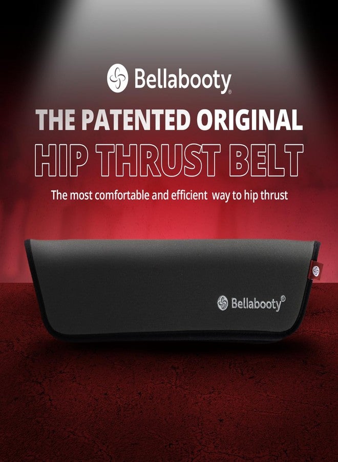 Bellabooty Premium Hip Thrust Belt - Adjustable Exercise Belt for Glutes & Squats, Hip Thrust Pad for Comfort, Versatile Gym Equipment for Home - Weightlifting Belt Support for Women - Gray - Image 2