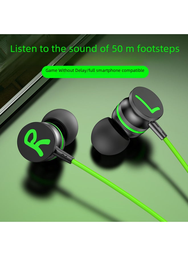 Neutral Metal Magnetic Cable Type-c Headset In-ear Subwoofer Mobile Phone Wire-controlled Tone E-sports Game Headset - Image 4