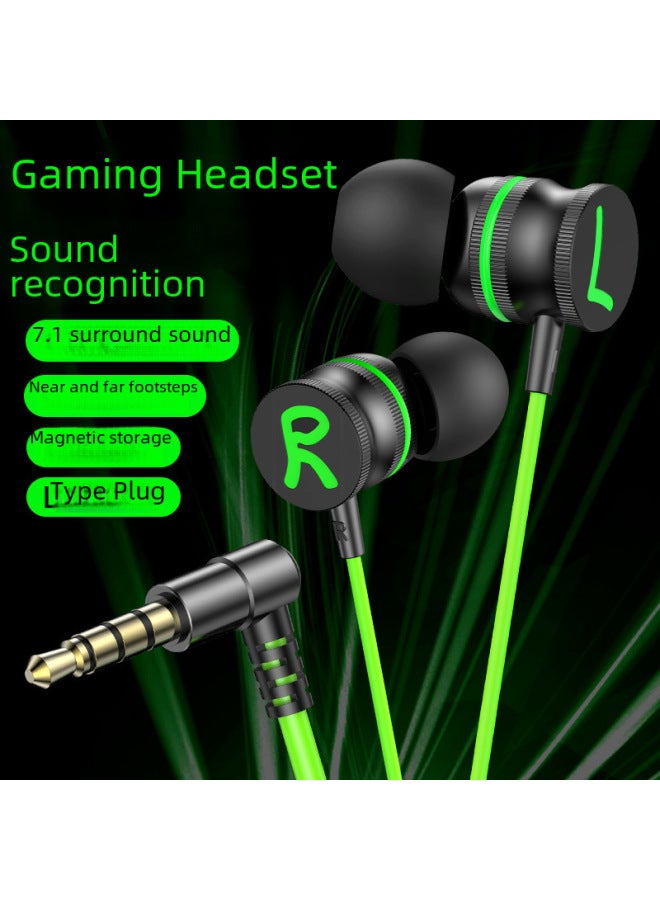 Neutral Metal Magnetic Cable Type-c Headset In-ear Subwoofer Mobile Phone Wire-controlled Tone E-sports Game Headset - Image 3