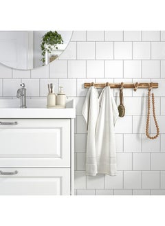 erorex Hook rack, acacia/rattan  - Image 4