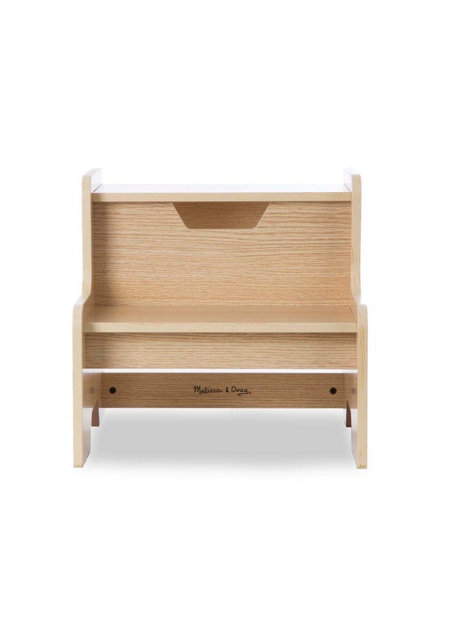 Melissa & Doug Melissa & Doug Kids Wooden Step Stool - Light Natural Finish  - Image 4