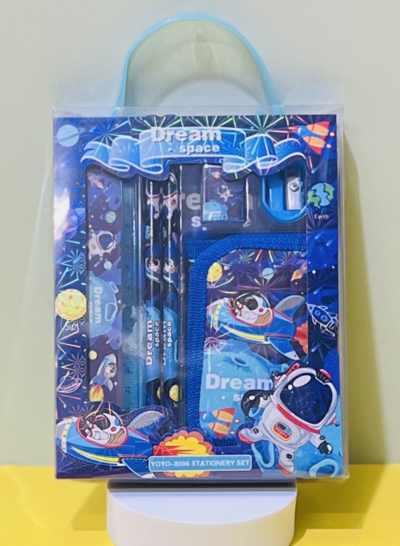 Generic Boys and Girls Stationery Sets - Beautiful classroom essentials with pencils, rulers, sharpeners, erasers, pencil cases and more - homework and study tools for boys and girls birthday gifts 