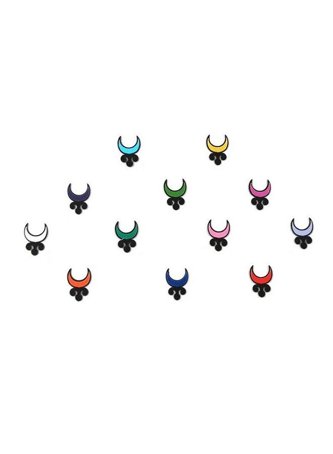 Comet Busters Handcrafted Moon Multicolor Binids For Women (BIN404PACK) (BIN404PACK10) - Image 2