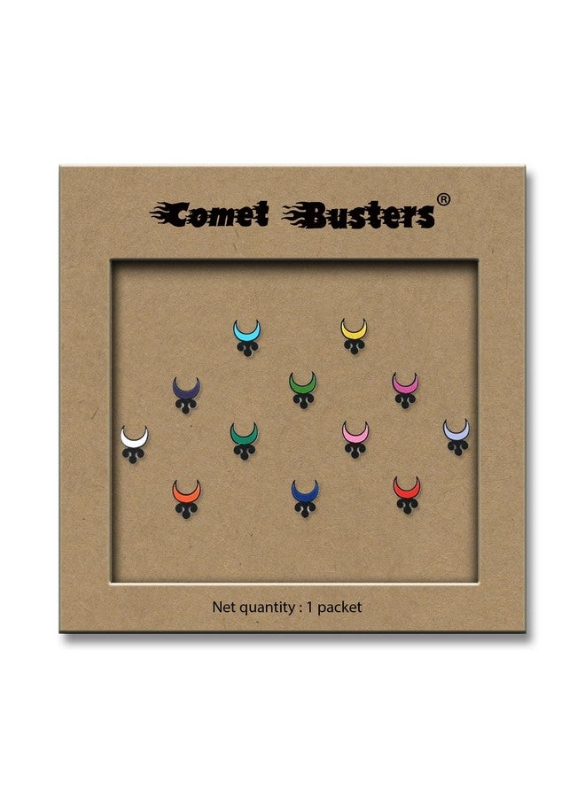 Comet Busters Handcrafted Moon Multicolor Binids For Women (BIN404PACK) (BIN404PACK10) - Image 4