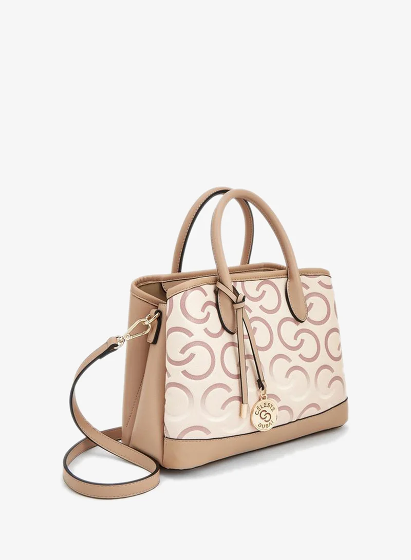 Celeste TAUPE Celeste Grainy Pu Totes for Women | Best Price UAE