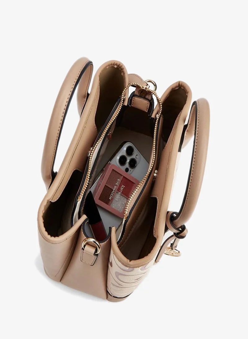 Celeste TAUPE Celeste Grainy Pu Totes for Women | Best Price UAE