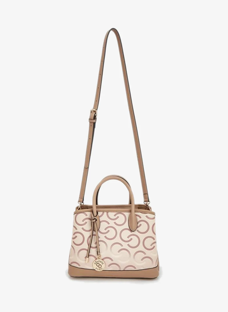 Celeste TAUPE Celeste Grainy Pu Totes for Women | Best Price UAE