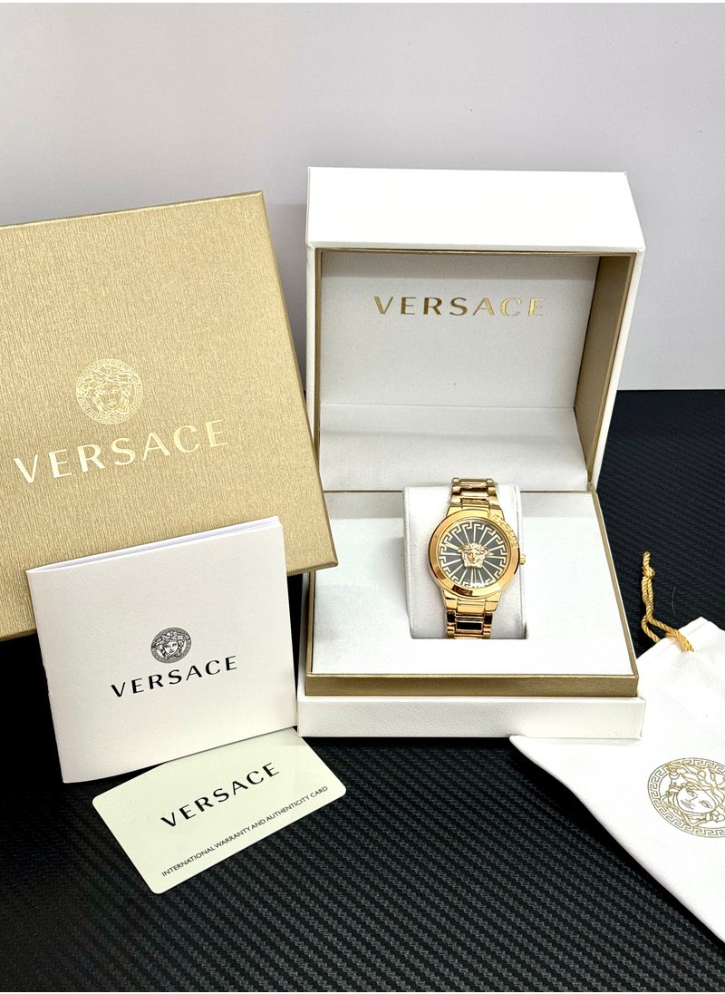 VERSACE - Versace Medusa Luxury Watches Men's Gold Atmosphere High-end Men's Watches - Image 1