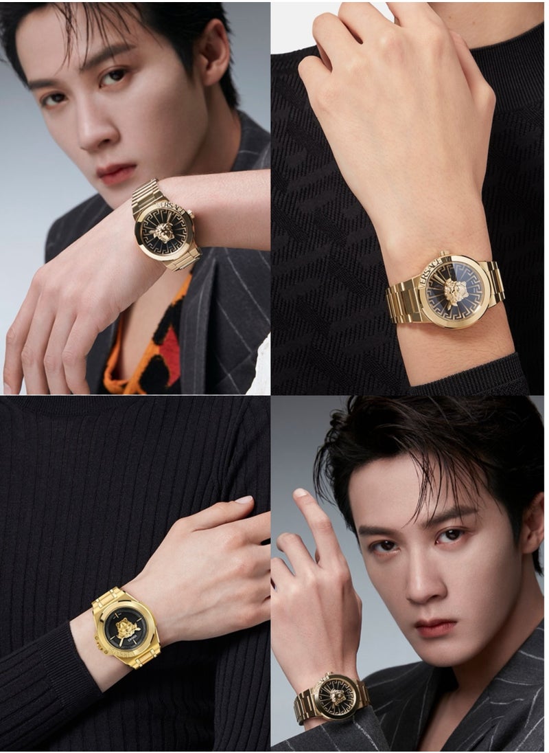 VERSACE - Versace Medusa Luxury Watches Men's Gold Atmosphere High-end Men's Watches - Image 1