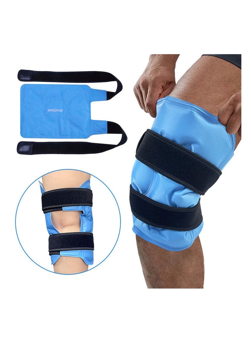 general Knee Ice Pack for Injuries Reusable Gel Cold Pack with Cold Compress, Flexible Ice Pack Wrap for Knee Pain Relief, Arthritis, Tendonitis, Meniscus Tear, ACL, Swelling, Knee Surgery - Image 2