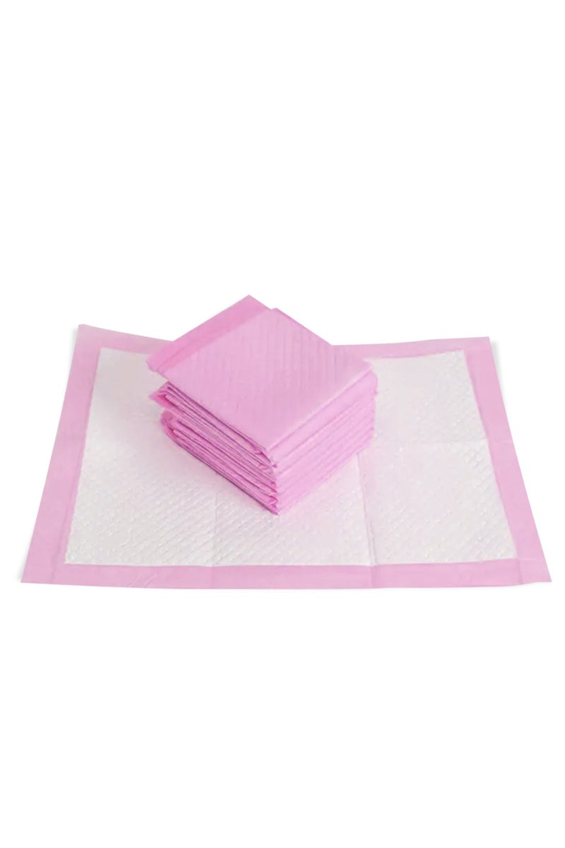 Star Babies Disposable Changing mat Large (45 x 60cm) Pack of 30 - Pink - Image 3