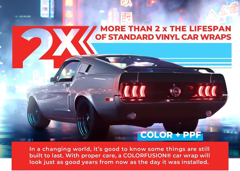 VViViD ColorFusion PPF by , Gloss Ice Blue Dry Apply PPF Vinyl Car Wrap Roll 1ft x 5ft - Image 4