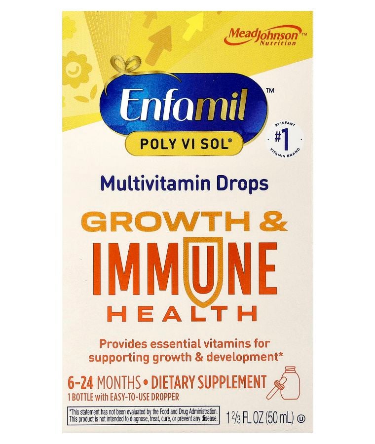 Enfamil Poly Vi Sol® Multivitamin Drops 6-24 Months 1 2/3 fl oz (50 ml)