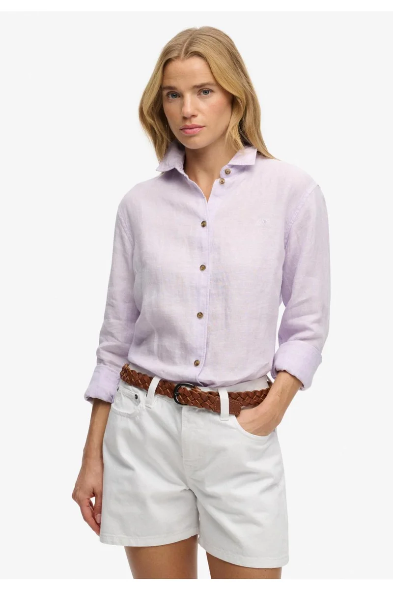 Superdry Premium Linen Boyfriend Shirt