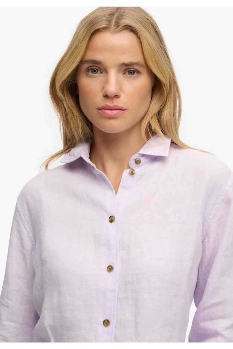 Superdry Premium Linen Boyfriend Shirt