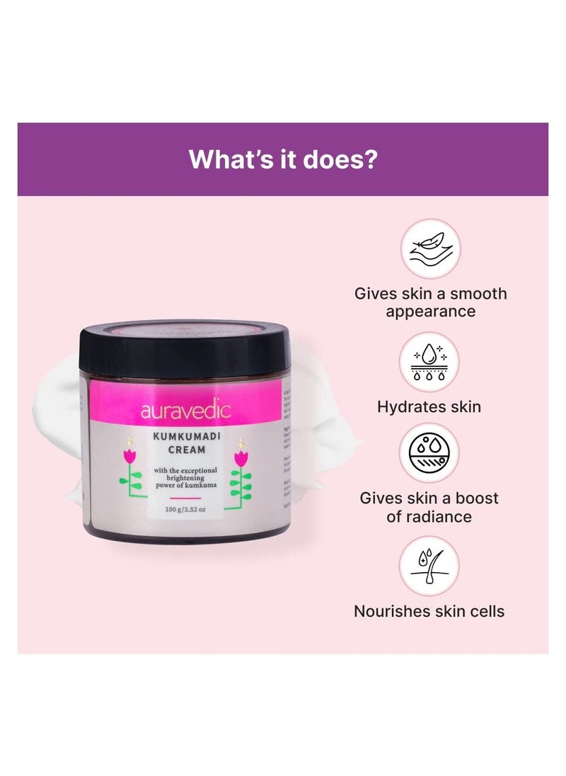 Auravedic - Kumkumadi Face Cream 100 Gm - Image 1
