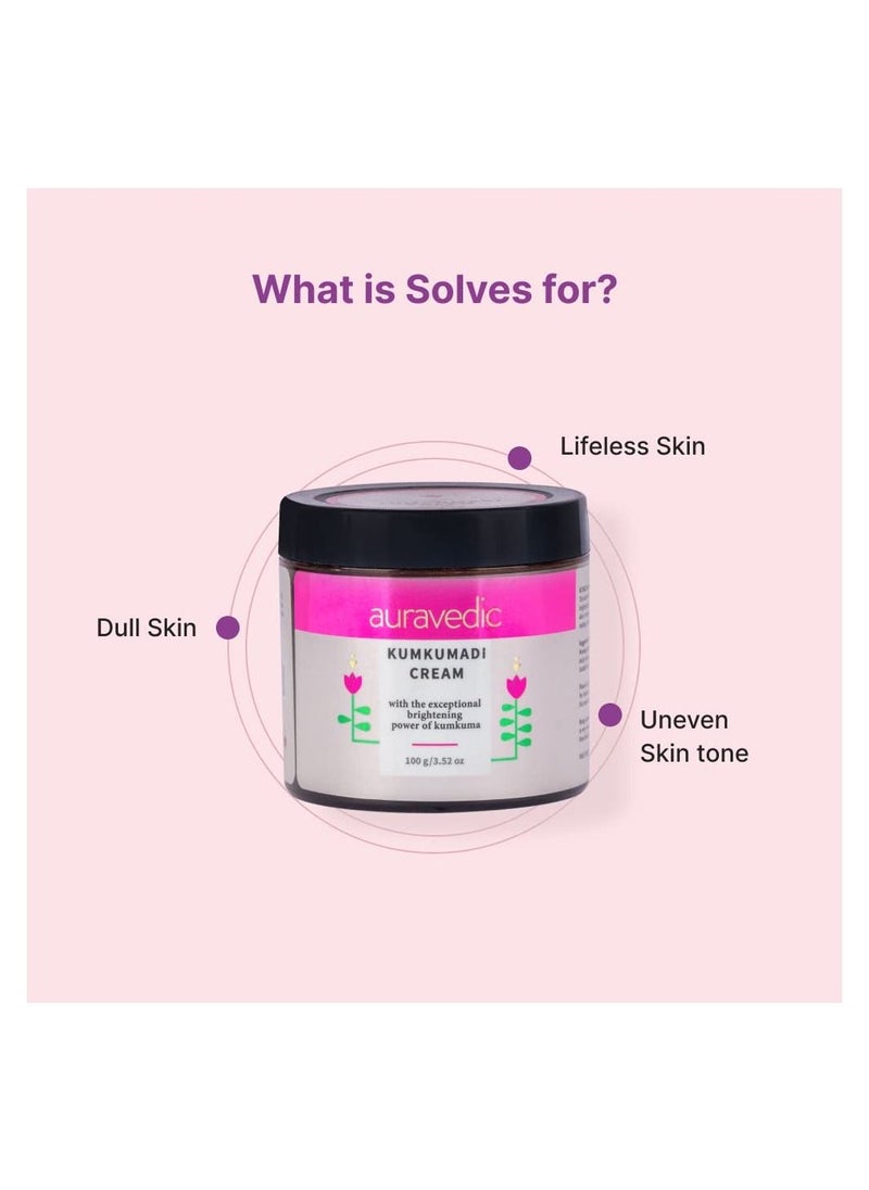 Auravedic - Kumkumadi Face Cream 100 Gm - Image 1
