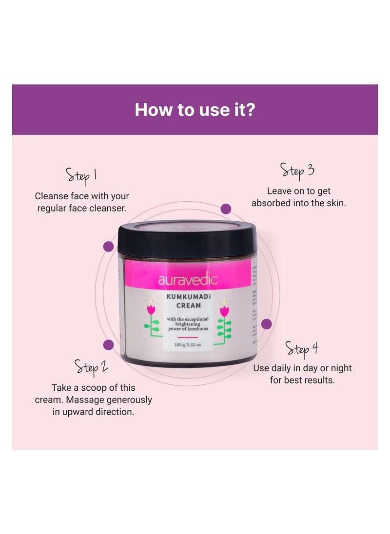 Auravedic - Kumkumadi Face Cream 100 Gm - Image 1