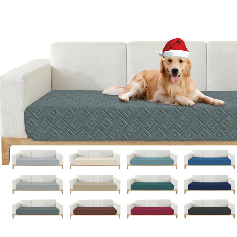 ZNSAYOTX 2025 Waterproof Dog Blankets for Bed - Comfy Couch Cover for Pets (30"x70") Sofa Blankets Durable Washable, Furniture Covers for Sofa and Loveseat Indoor Incontinence Protector (Dark Grey) - Image 1