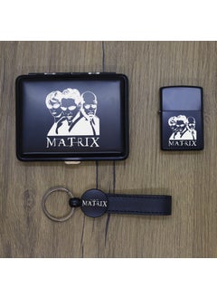 Ada Lazer Personalized The Matrix Metal Plate, Zippo Lighter and Keychain Set  - Image 3