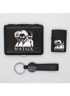 Ada Lazer Personalized The Matrix Metal Plate, Zippo Lighter and Keychain Set  - Image 1