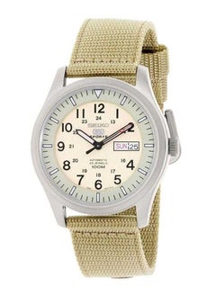 Seiko Seiko Mens Automatic Watch, Analog Display and Textile Strap SNZG07K1  - Image 1