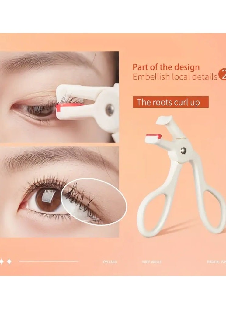Rozino Portable Wide Angle Eyelash Curler Natural Long-Lasting Curls Easy Instant Use for All Eye Shapes  - Image 2