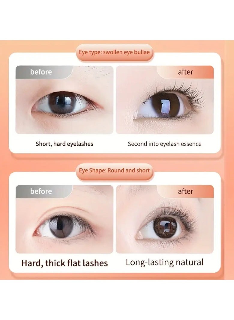 Rozino Portable Wide Angle Eyelash Curler Natural Long-Lasting Curls Easy Instant Use for All Eye Shapes  - Image 5