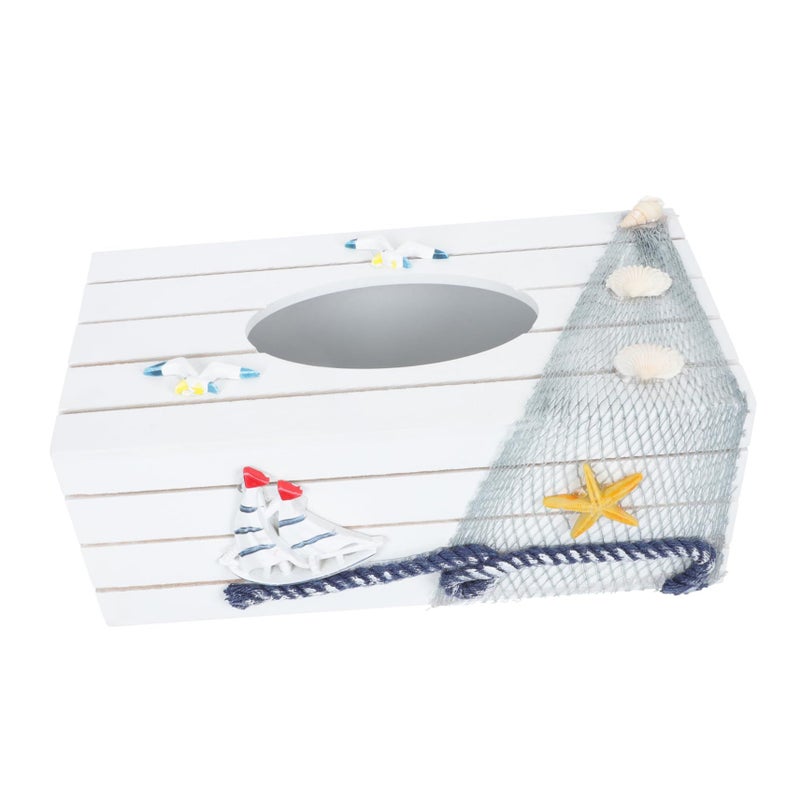 Minimalist Wooden Tissue Box Holder Decorative Napkin Storage Case For Home Office Car Organizer - Image 2