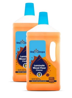 Stardrops Laminate Wood Floor Cleaner - Orange Fragrance 2x1L UAE ...