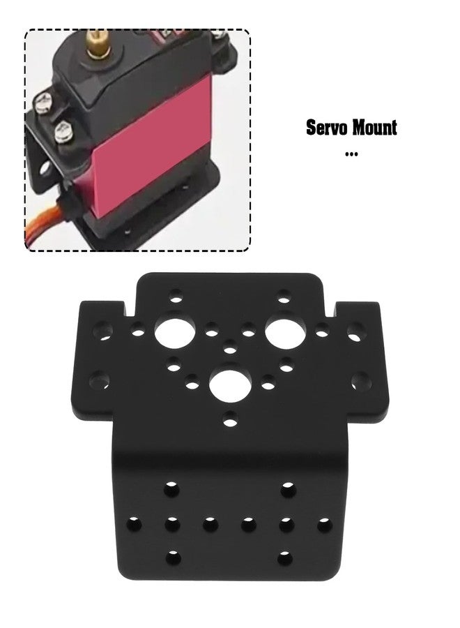 Create idea 2Pcs Aluminum Servo Mounting Bracket Seat for 40 x 45 x 20 mm Standard Servos - Image 2