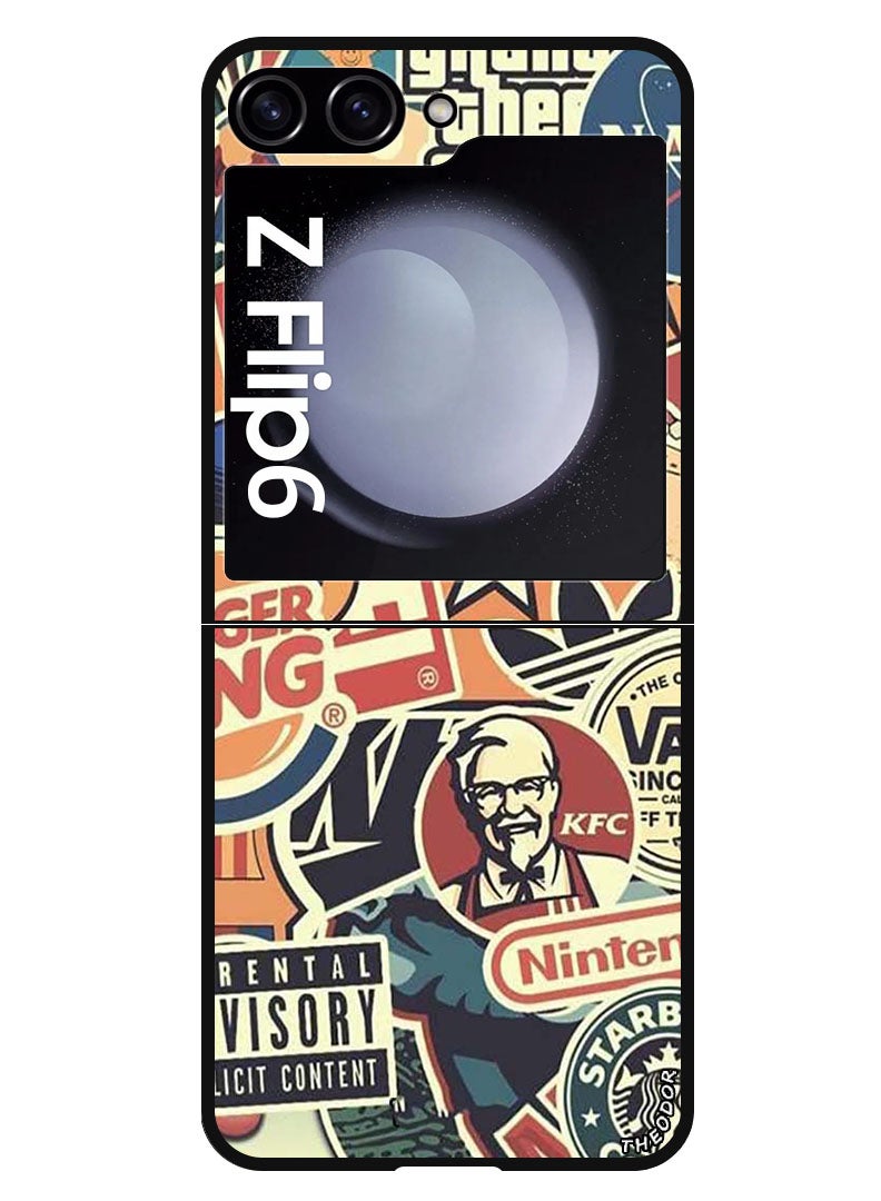 Theodor Protective Case Anti Scratch Shock Proof Bumper Cover For Samsung Galaxy Z Flip 6 Superman - Image 1