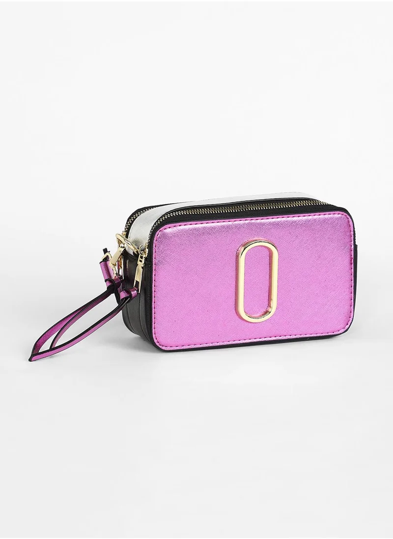 صوص هاوت The Block Box Sling Bag - Fushcia Pink
