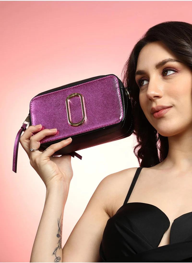 صوص هاوت The Block Box Sling Bag - Fushcia Pink