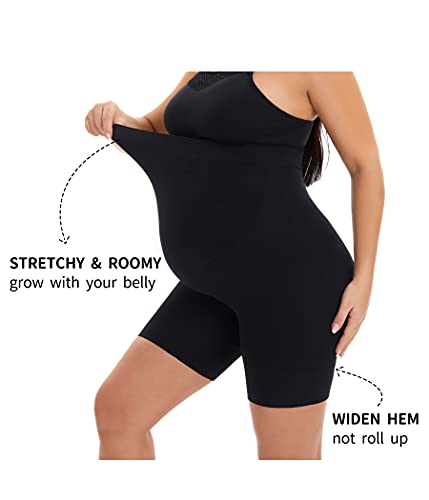 KUNINDOME Maternity Shapewear, Black, Large - Image 4