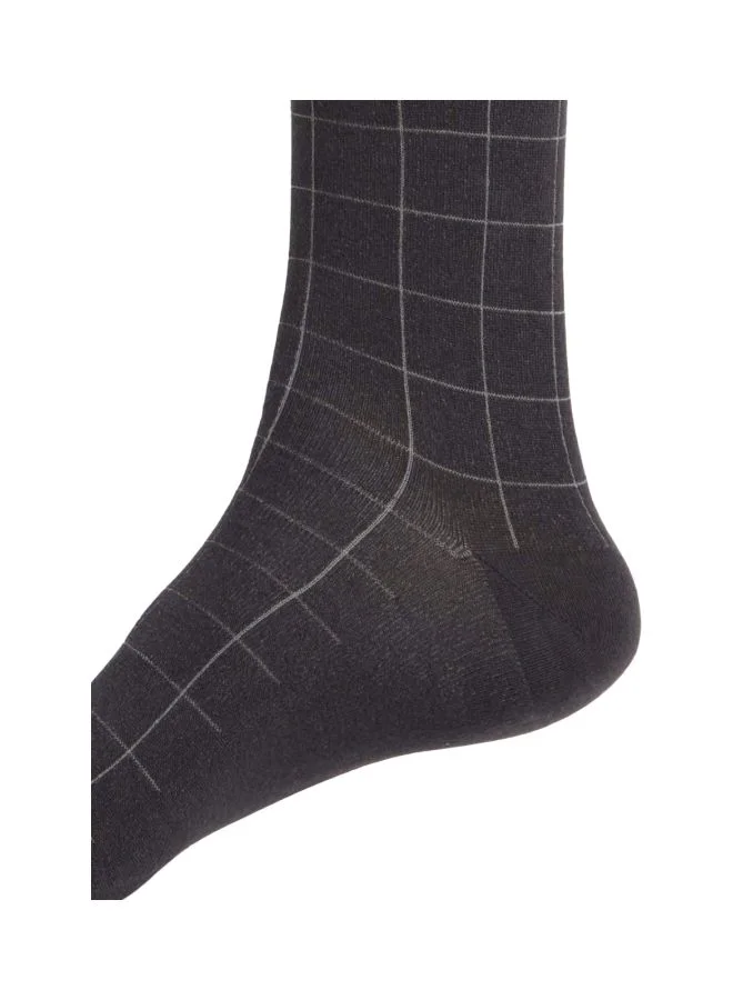Jockey Gun Metal Jockey 7393 Men Modal Cotton Stretch Crew Length Socks with Stay Fresh Treatment for Men | Best Price UAE