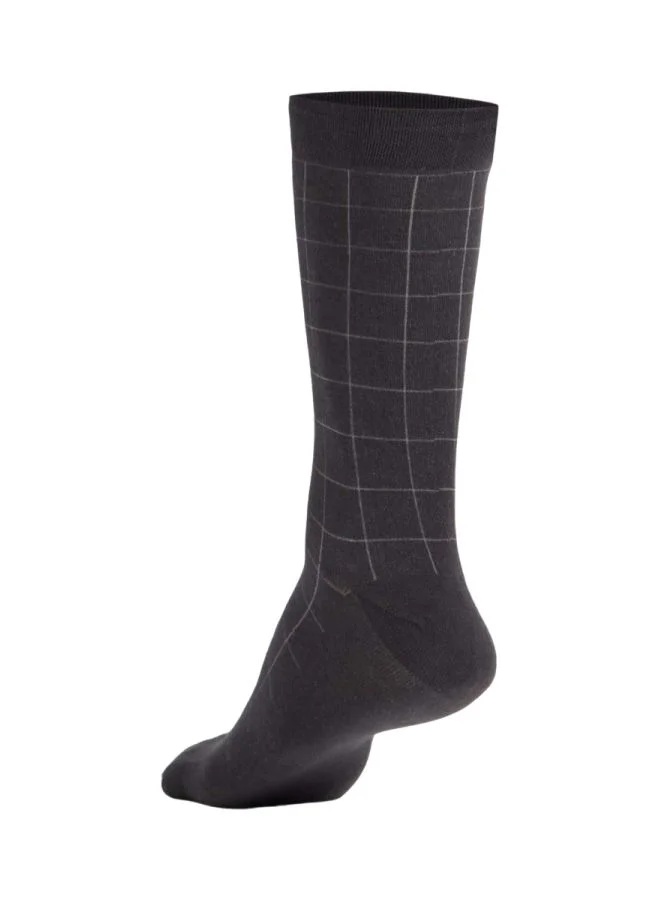 Jockey Gun Metal Jockey 7393 Men Modal Cotton Stretch Crew Length Socks with Stay Fresh Treatment for Men | Best Price UAE
