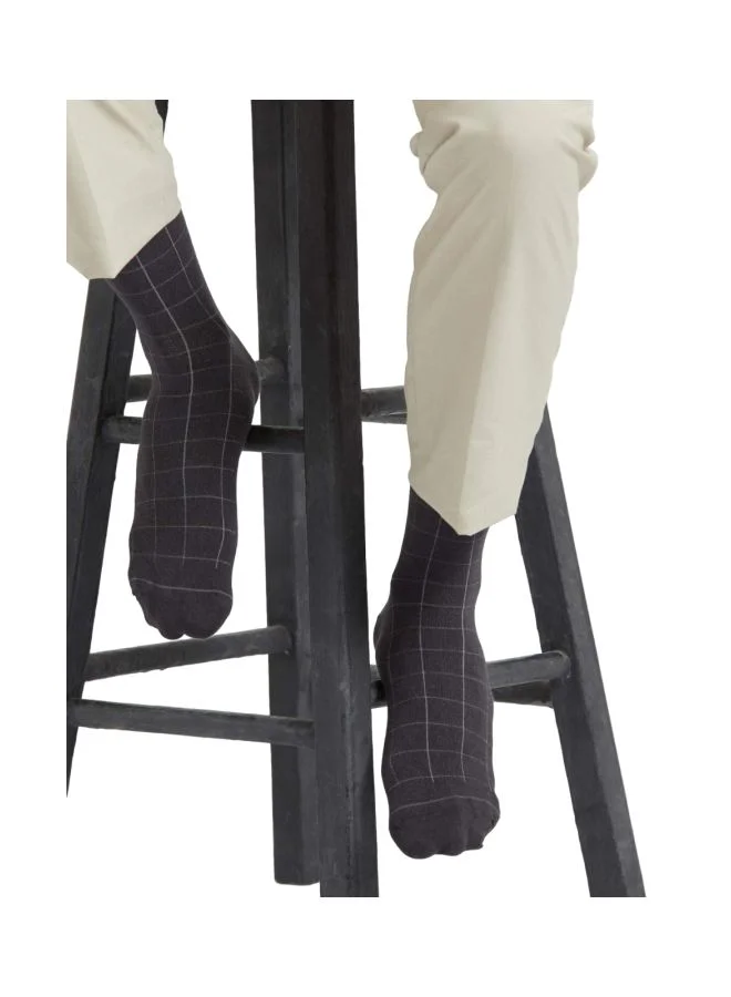 Jockey Gun Metal Jockey 7393 Men Modal Cotton Stretch Crew Length Socks with Stay Fresh Treatment for Men | Best Price UAE
