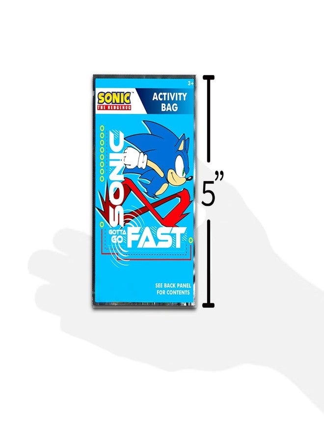 سونيك ذا هيدجهوج مجموعة هدايا عيد الحب من سونيك القنفذ - ٢٤ كتاب تلوين صغير للمدرسة، ملصقات | هدايا حفلات عيد الحب للأطفال - Image 3