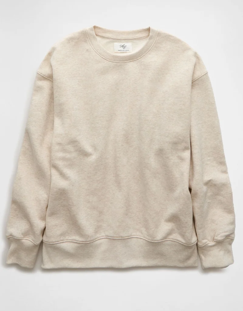 American Eagle  AE Everyday Luxe Crew Neck Sweatshirt for Women | Best Price UAE