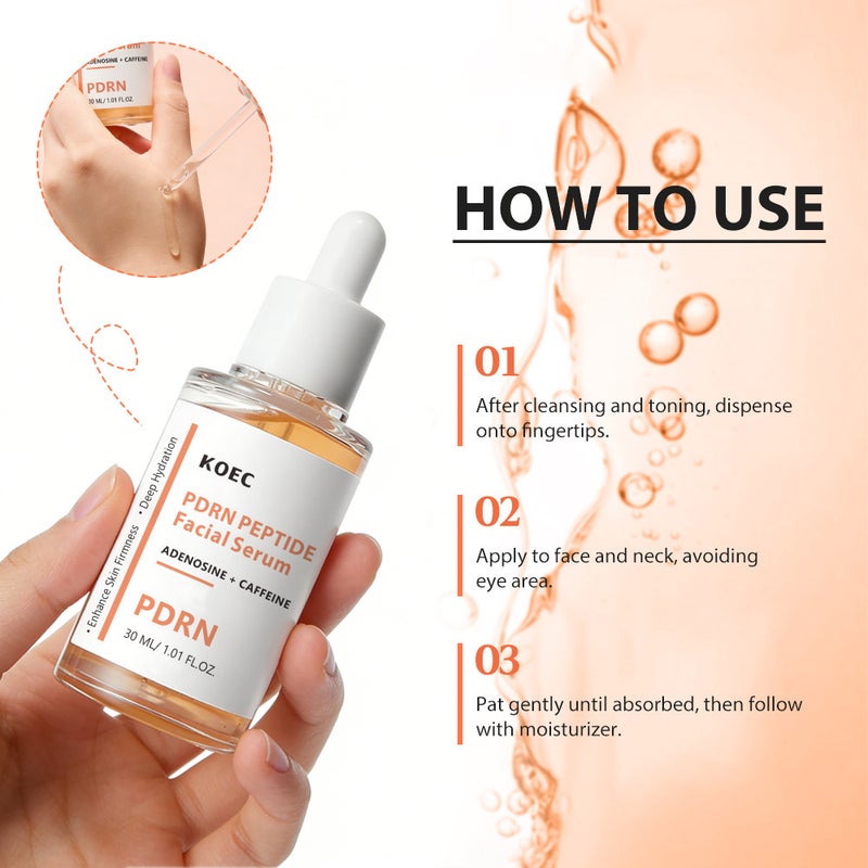 Koec Polypeptide Salmon Pdrn Essence Hydrating, Moisturizing And Brightening Skin Product Pdrn Serum - Image 4