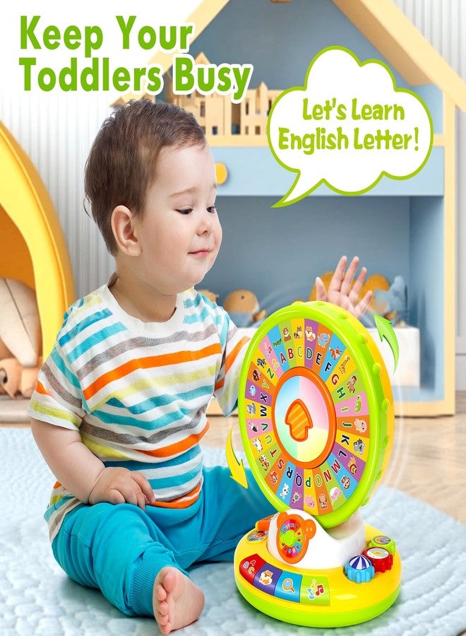 Aigybobo Learning Toys for 1 2 3 Year Old Boy Girl, Spin and Sing Alphabet Zoo with Sounds for Toddler 1-3, Educational Development Toy for Kid, Christmas Birthday Gifts for Baby 12-18 Months+ - Image 4