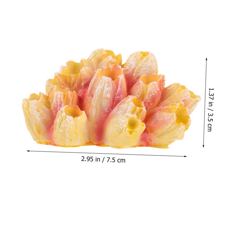 Realistic Artificial Coral Decor For Fish Tank Aquarium Desktop Sea Anemone - Image 3