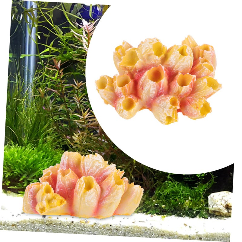 Realistic Artificial Coral Decor For Fish Tank Aquarium Desktop Sea Anemone - Image 5