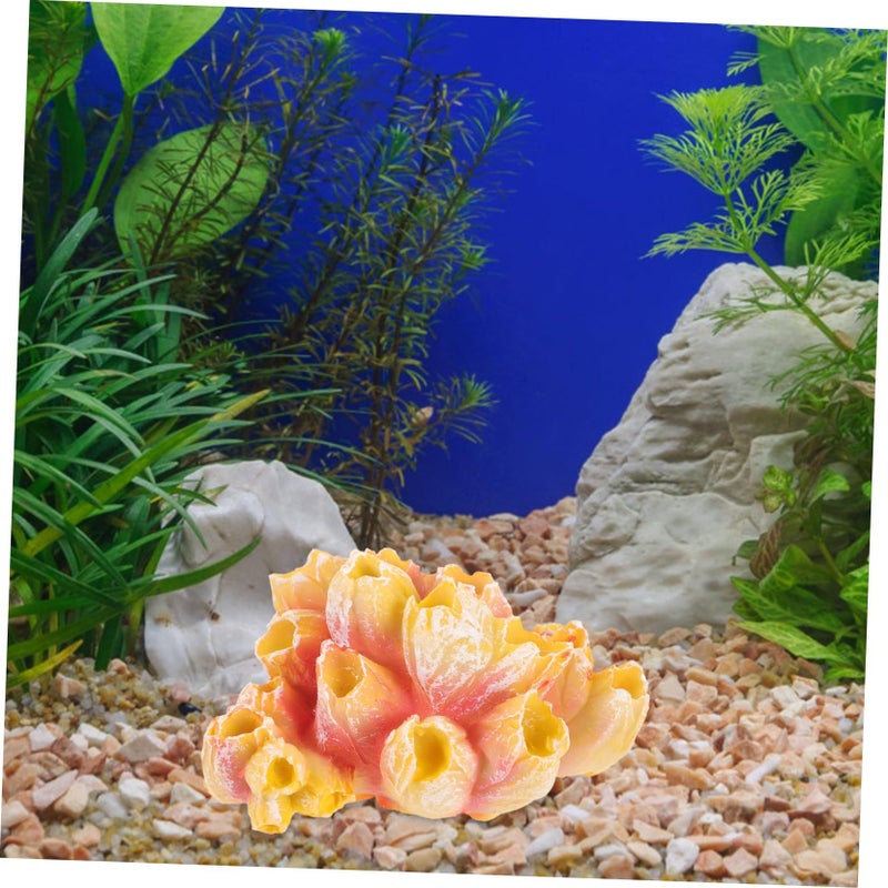 Realistic Artificial Coral Decor For Fish Tank Aquarium Desktop Sea Anemone - Image 4